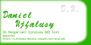 daniel ujfalusy business card